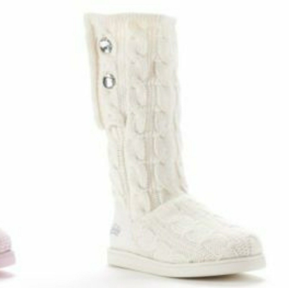 White Marylin Sweater Boots